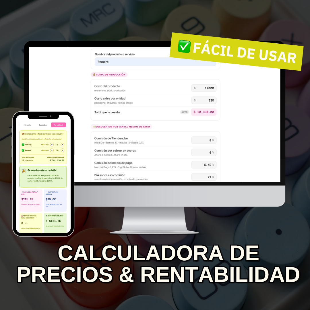 CALCULADORA DE COMISIONES, PRECIOS & RENTABILIDAD + 3 EXTRA 🎁