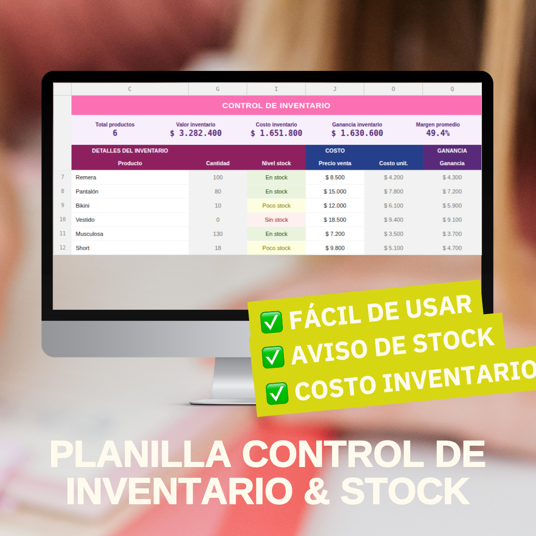CONTROL DE STOCK & INVENTARIO